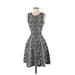 Issa London Casual Dress - Mini Scoop Neck Sleeveless: Black Dresses - Women's Size X-Small