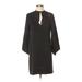 Diane von Furstenberg Casual Dress: Black Dresses - Women's Size 4