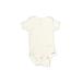 Gerber Short Sleeve Onesie: White Solid Bottoms - Kids Boy's Size 5