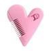 Cute Manual Hair Cutting Comb Peach Heart Double Sided Hair Comb Love Bangs Hit Thin Children s Hair Cutting Comb Self Trimmer