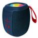 Biconic Oval Portable Bluetooth Speaker Navy for Shower Home Outdoor Camping Beach