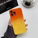 Allytech Magnetic Back Cover for Apple iPhone 12 Pro Max Upgrade Liquid Silicone Gradient Color Chic Back Cover Compatible with Magsafe Drop Protection Bumper Phone Case for iPhone 12 Pro Max - Orange