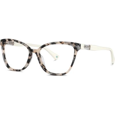 Zenni Women's Vintage Cat-Eye Glasses Ivory Tortoiseshell Plastic Full Rim Frame