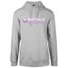 Men's Levelwear Gray Buffalo Sabres Hockey Fights Cancer Podium Chase Pullover Hoodie