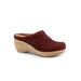 Wide Width Women's Madison Clog by SoftWalk in Rust Embossed (Size 9 W)