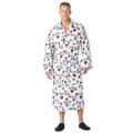 Men's Big & Tall NFL® polar fleece robe by NFL in Chicago Bears (Size 5XL/6XL)