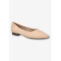 Women's Mireya Casual Flat by Bella Vita in Almond Suede (Size 8 M)