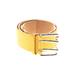 MICHAEL Michael Kors Leather Belt: Yellow Accessories - Women's Size Small