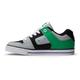 DC Shoes Pure Sneaker, Black/Kelly Green, 30 EU