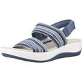 Clarks Damen Arla Stroll Sandale, Blau Kombi, 37 EU