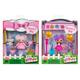 Lalaloopsy Mini Doll 2-Pack – Cloud E. Sky + Storm E. Sky with Mini Pets Poodle & Cat, Two 3” Mini Dolls with Accessories, in Reusable House Package playset, for Ages 3-103, Multicolor