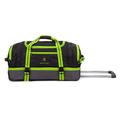 Luggage Trolley Bag Wheeled Holdall Suitcase Waterproof Rolling Duffle Bag with Wheels 26" 30" Trolley and Grab Carry with 4 Colours Options (Green, Large 30 Inches)