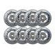 Inline Skate Wheels, Replacement Roller Skating Wheels 82A 72mm/76mm Inline Skate Wheels (8-Pack),Indoor Outdoor Roller Skate Wheels,for Roller Blade Wheel Replacement,Luggage Wheels,With bearings,72