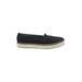 Dr. Scholl's Flats: Espadrille Platform Casual Black Solid Shoes - Women's Size 8 - Almond Toe