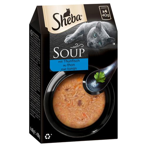 80x 40g Multipack Sheba Classic Soup Frischebeutel mit Thunfisch Katzenfutter nass