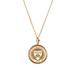 Women's Kyle Cavan Gold Pennsylvania Quakers Sunburst Necklace