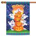 Jack-O-Lantern Pumpkin Boo Halloween Outdoor House Flag 40" x 28"