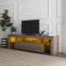 Television Cabinet TV Stand with LED Lights Fits TV's up to 65" - 62.99" x 13.78" x 17.72"