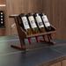 Table wine rack with cup holder/wine racks countertop/Solid wood wine rack /Home wine rack/Living room wine rack - N/A