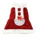 xingqing Dog Cat Christmas Costume Santa Claus Cosplay Dress Pet Outfits