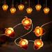 LED String Lights 40 LEDs Acorn Lights Strings 40 LED Waterproof Fairy Lights For Fall Decoration Indoor Outdoor Fireplace Xmas Decoration