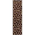 giraffe tall order area rug animal print area rug indoor area rug runner rug home decor rug perfect for living room hallway 2 x 34