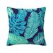 ZICANCN Green Tropical Leaves Decorative Throw Pillow Covers Bed Couch Sofa Decorative Knit Pillow Covers for Living Room Farmhouse 26 x26