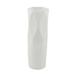 Farfi Flower Vase Minimalist Unbreakable Portable Flower Arrangement Ceramic Look Vase Home Decor (White)