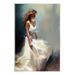 Stupell Industries White Evening Gown Fashion Girl Beauty & Fashion Painting Unframed Art Print Wall Art