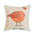 HUI Home 18 x 18 in. My Cottage Home Time Flies Pillow with Polyester Insert