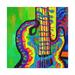 Bass in Fauvist Colors - Canvas