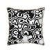 ZNDUO Throw Pillow 16 x16 Bed Pillow and Couch Pillows - Indoor Decorative Pillowsï¼ŒBlack White Geometric Throw Pillow