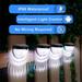 Solar Fence Lights 4 Pack Garden Solar Lights Outdoor Solar Wall Lights for Patio Yard Stairway Deck Path Porch (Cold White)