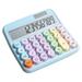 Honrane Retro Round Calculator Solar-powered Calculator Calculator Vintage Typewriter Style Solar Powered Screen 12 Digit Display Calculator for Office School