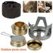 Willstar Mini Alcohol Burner Ultralight Portable Aluminium and Copper Spirit Stove Cookware Set for Outdoor Camping Hiking Backpacking BBQ Cooking Picnic