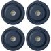 Silicone Storage Cover Lids Replacement for Pyrex 7200-PC 2 Cup Glass Bowls and Anchor Hocking Round Containers 4 Pack Dark Blue