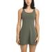 Peyakidsaa Women Tennis Dress Sleeveless U Neck Backless Tank Dress with Shorts