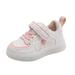 Cathalem Shoes Girls Toddler Female Toddler Girl Tennis Shoes Size 9 Boys Girls Students White Pink Cute Soft Sole Sport Sneakers 4 for Kids Pink 9.5