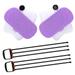Twister Board for Exercise Waist Twist Waist Disc Board with Pulling Rope Ab Board-Twisting Stepper for Abdominal Aerobic Exerciseï¼ŒPurple