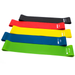 Resistance Bands Exercise Workout Bands for Women and Men 5 Set of Stretch Bands for Booty Legs Pilates Flexbands Black red yellow blue green