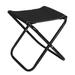 Camping Stool Portable Folding Stool Portable Chair Mini Foldable Stool Fishing Stool for Adults with Carry Bag black