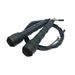 High Speed Jump Rope - Screw-Free Design â€“ Weighted 360 Degree Spin Silicone Grip Rope Cables for Home Workout & Moreï¼Œblack