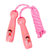 Jump Rope for Kids Adjustable Kid Jump Ropes for Girls Boys Skipping Rope for Kids with Wooden Handle Cotton Braided Outdoor Fun Activity for Exercise Fitness Children Students Preschoolerï¼Œgirl pink