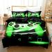 Modern Gamepad Bedding Set Boys Youth Video Game Controller Gaming Equipment Duvet Cover Decorative 3 Piece Duvet Cover With 2 Pillow Shams Full Size(No Comforter)