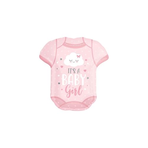 Folienballon Baby Body rosa