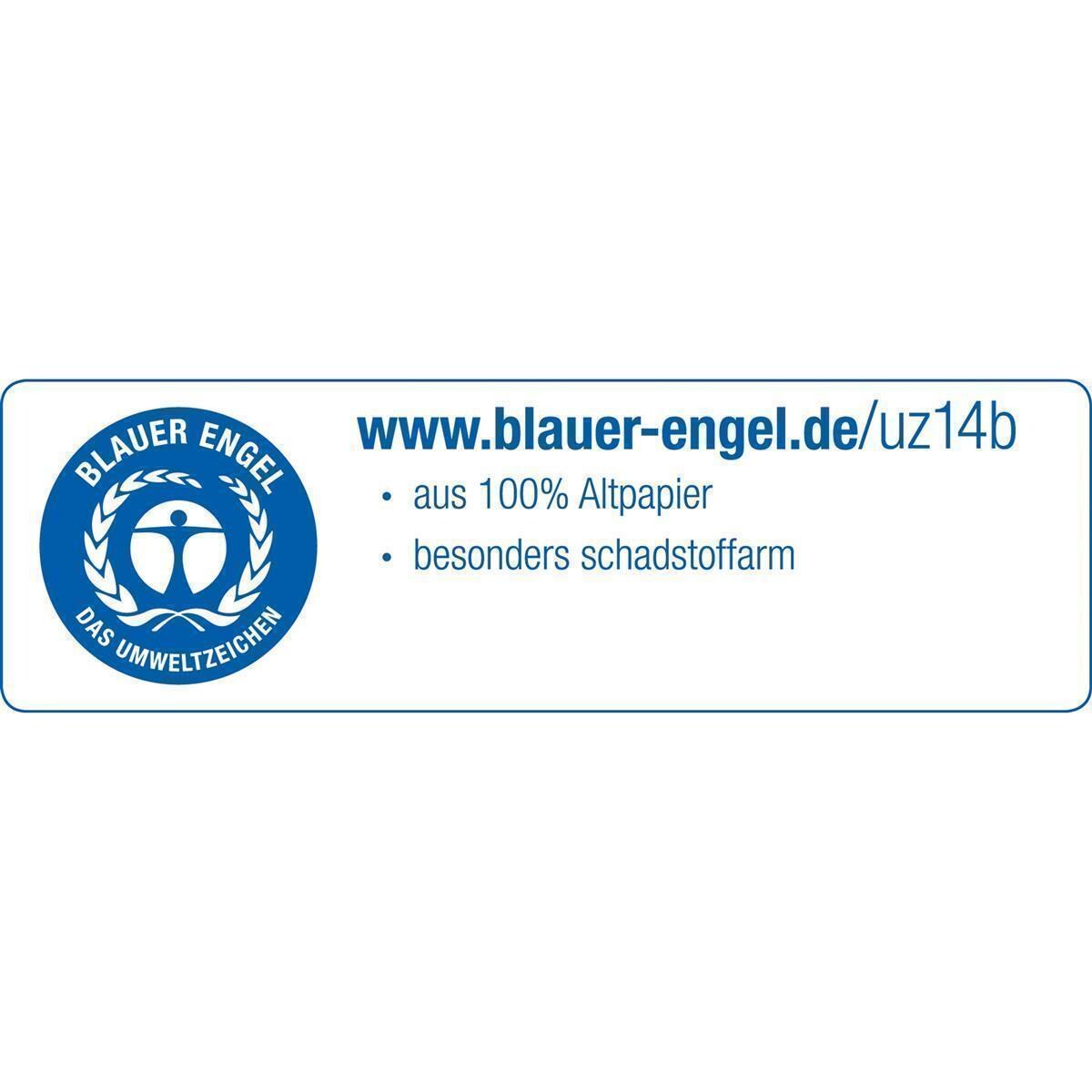 Soennecken Eckspanner DIN A4 max. 150Blatt Recyclingkarton blau Image