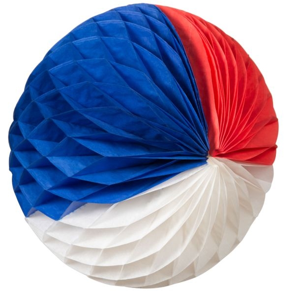 Wabenball blau weiss rot Image