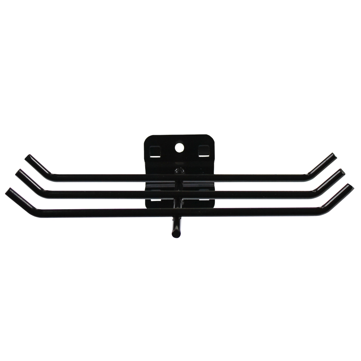 PROREGAL Werkzeughalter für Lochplatte 6-fach | LxB 14x24cm | Tiefschwarz Image