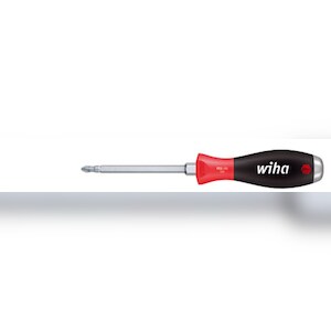 Wiha 03245 Werkstatt Kreuzschlitz-Schraubendreher PZ 1 Klingenlänge: 80 mm DIN ISO 8764 Image