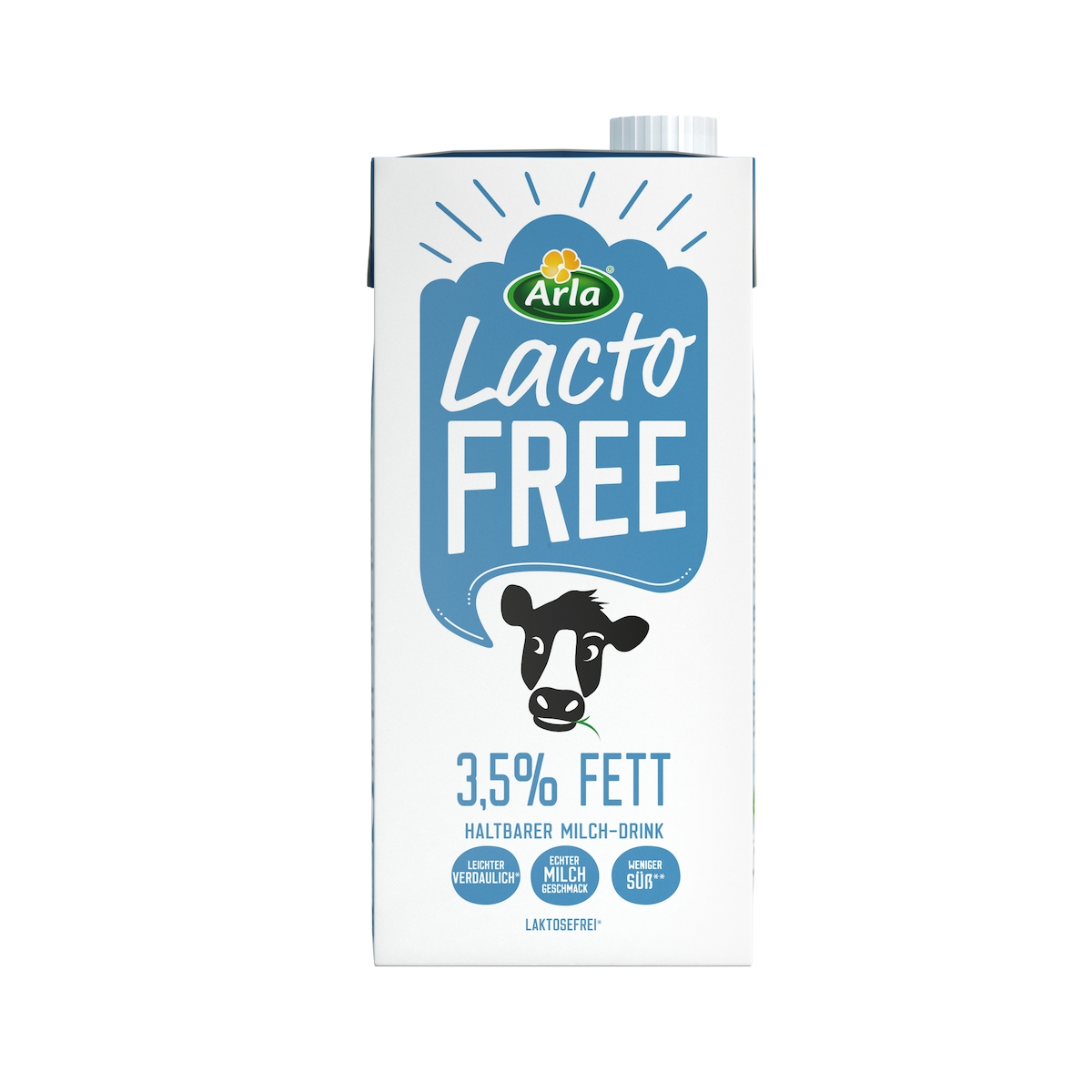 Arla LactoFREE Laktosefreie H-Milch 3,5% Fett 10 x 1 l (10 l) Image